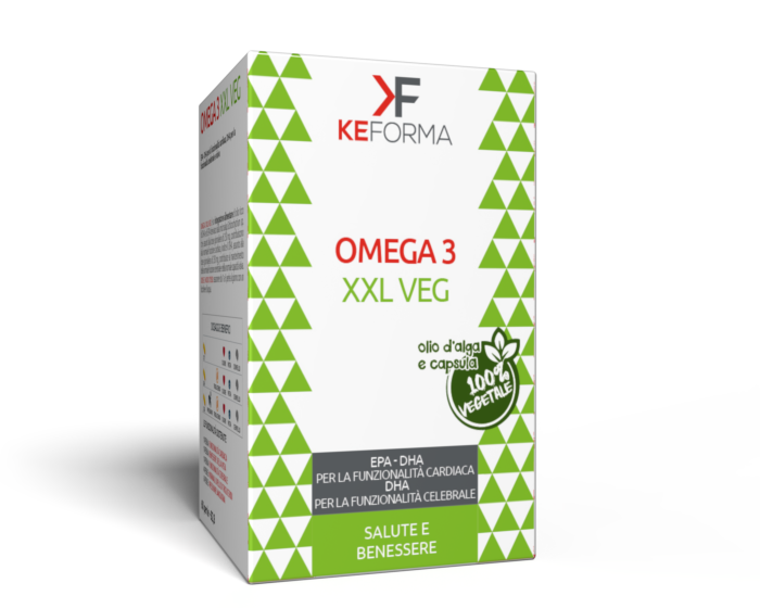 Confezione di OMEGA 3 XXL VEG, Omega 3 vegetale da microalga