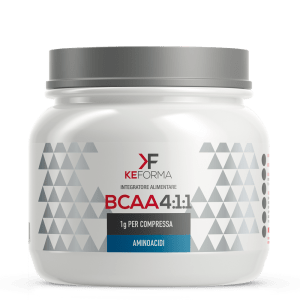 Aminoacidi BCAA 4:1:1 per crescita muscolare